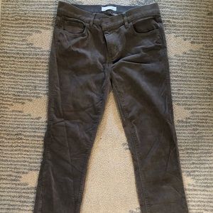LOFT Skinny Tan Corduroy Pant, Size 4